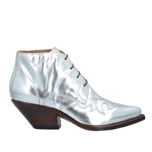 Buttero Mirrored Western Cowboy Ankle Boots